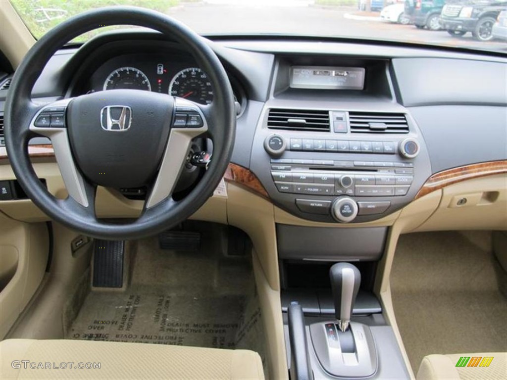 2012 Honda Accord EX V6 Sedan Ivory Dashboard Photo #55854319