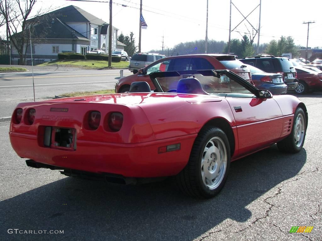 1994 Corvette Convertible - Torch Red / Black photo #16
