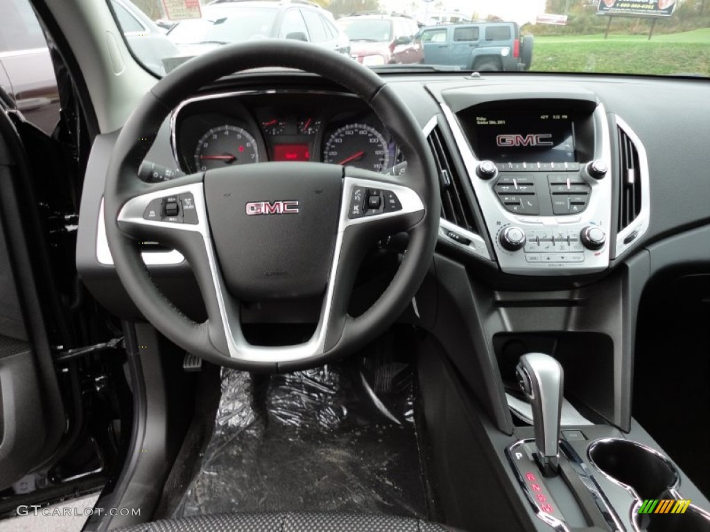 2012 GMC Terrain SLE AWD Jet Black Dashboard Photo #55854573