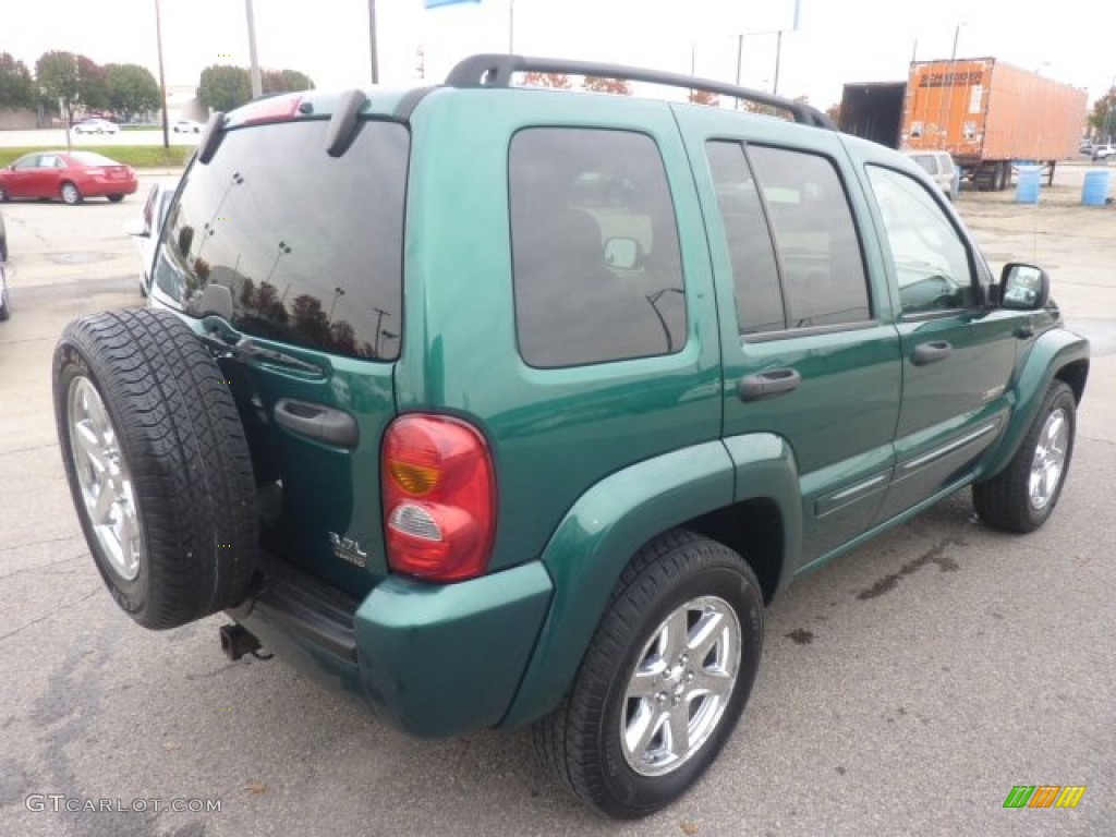 Timberline Green Pearl 2004 Jeep Liberty Limited 4x4 Exterior Photo #55854745