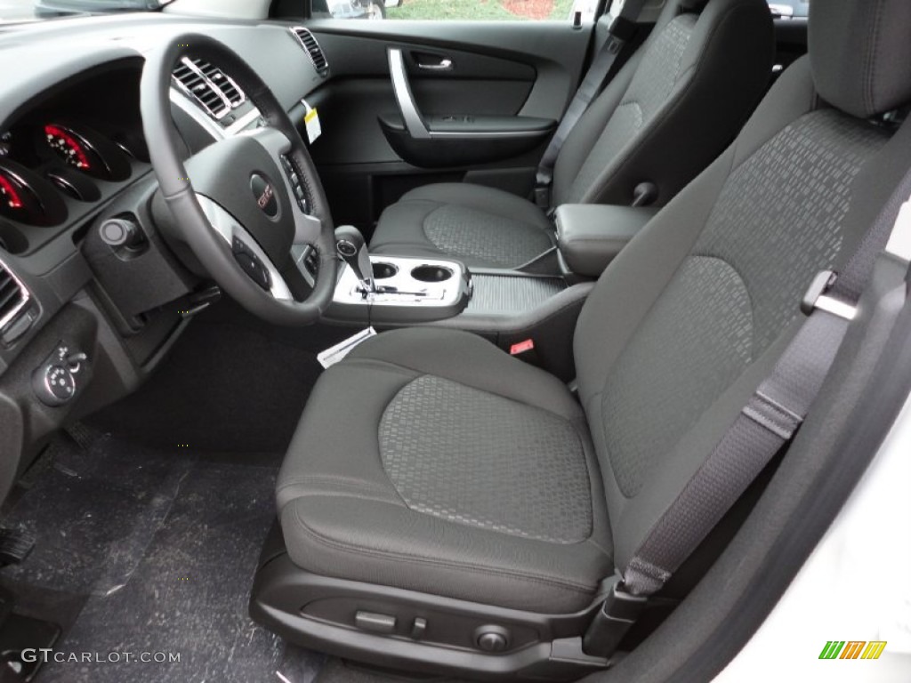 Ebony Interior 2012 GMC Acadia SLE AWD Photo #55854917