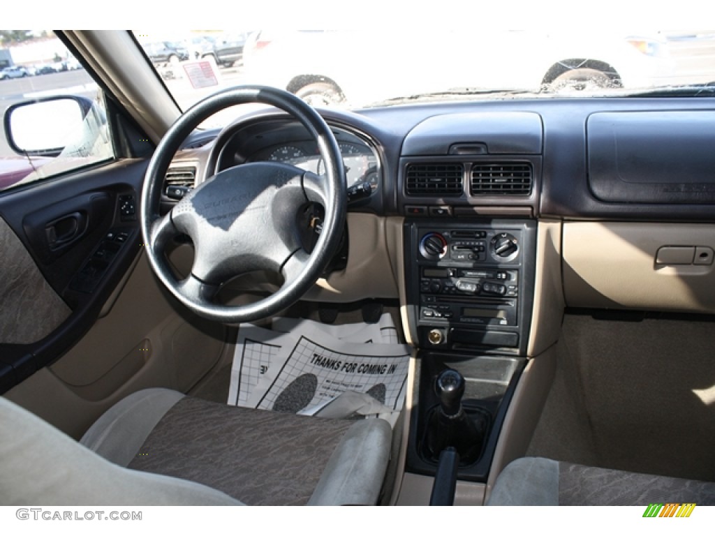 2000 Forester 2.5 L - Arcadia Green / Beige photo #12