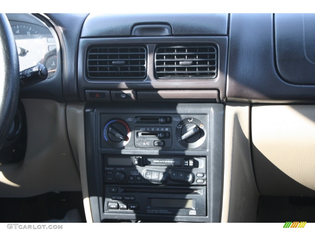 2000 Forester 2.5 L - Arcadia Green / Beige photo #14
