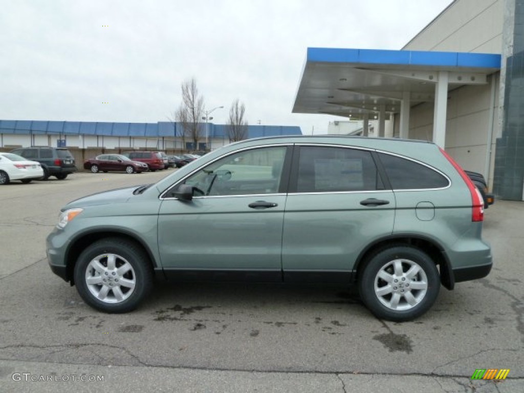 2011 CR-V SE 4WD - Opal Sage Metallic / Ivory photo #2