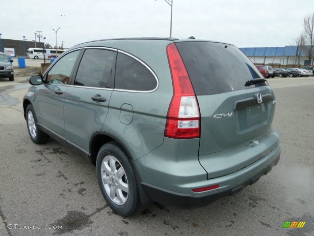 2011 CR-V SE 4WD - Opal Sage Metallic / Ivory photo #3
