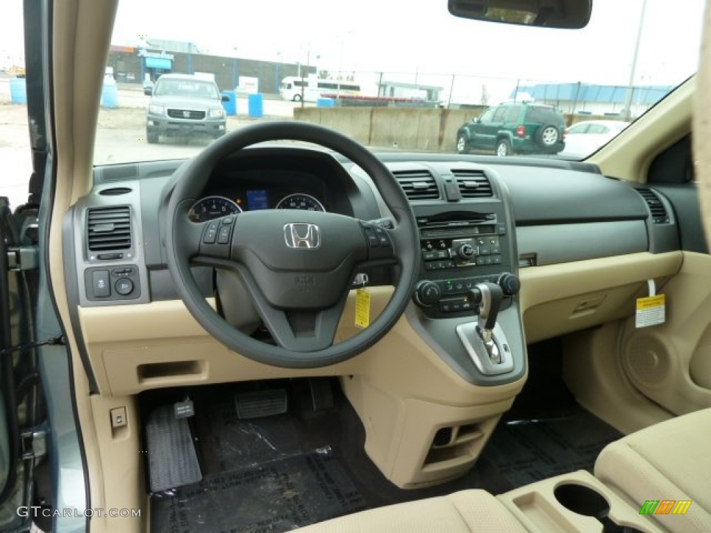 2011 CR-V SE 4WD - Opal Sage Metallic / Ivory photo #12