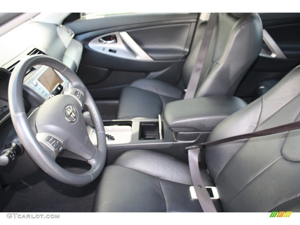 2009 Camry SE V6 - Black / Charcoal photo #4