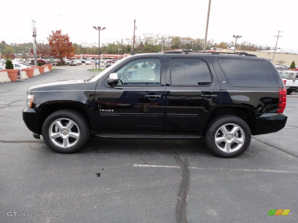 Black 2012 Chevrolet Tahoe LT 4x4 Exterior Photo #55855576