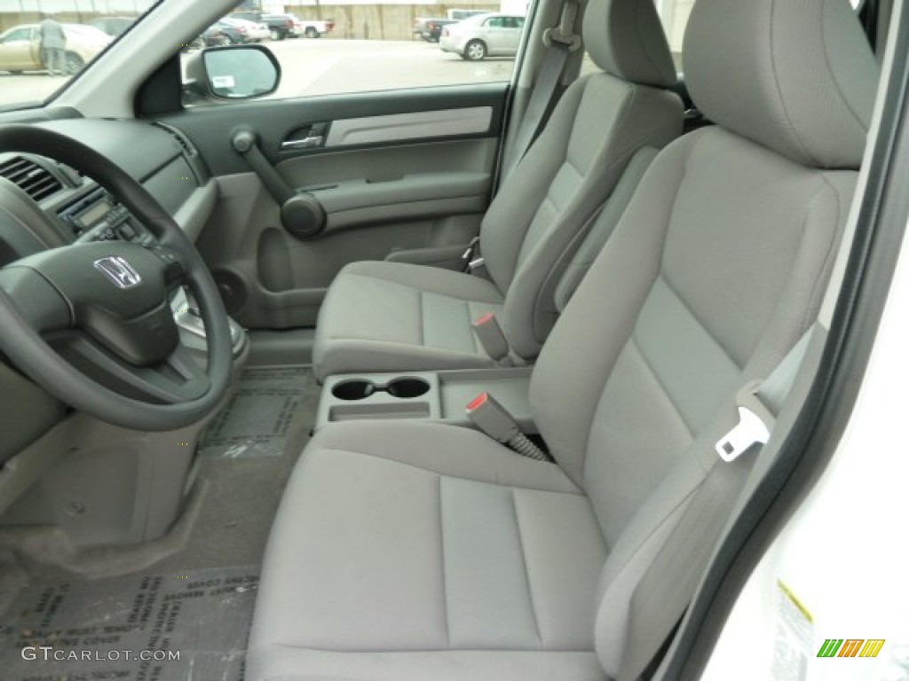 2011 CR-V LX 4WD - Taffeta White / Gray photo #10