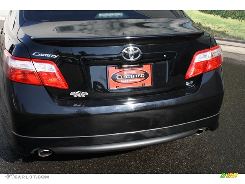 2009 Camry SE V6 - Black / Charcoal photo #18