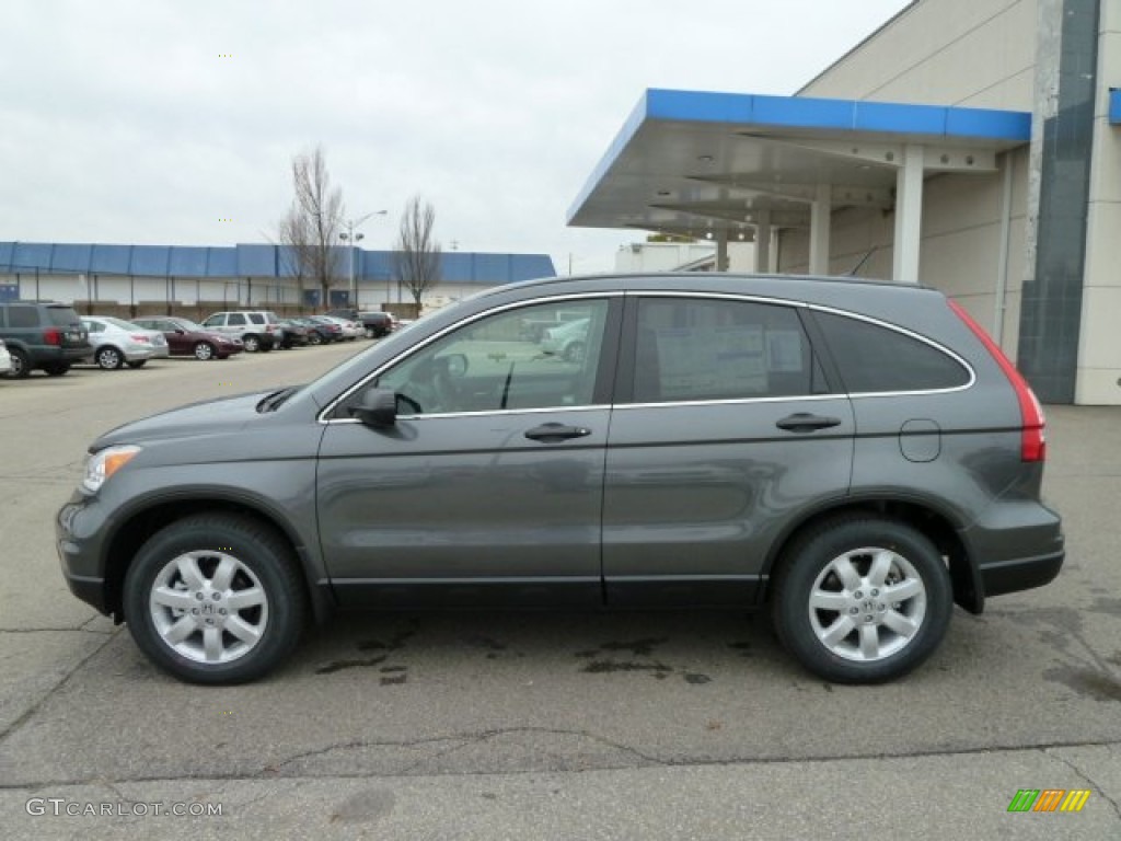 2011 CR-V SE 4WD - Polished Metal Metallic / Black photo #2