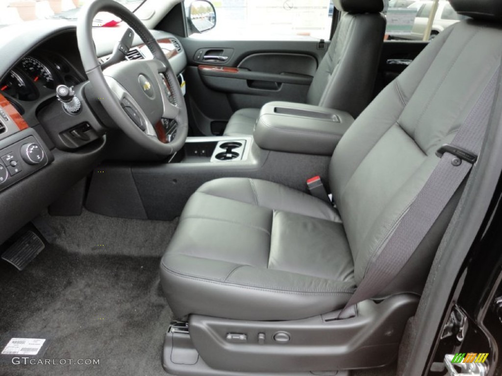 Ebony Interior 2012 Chevrolet Tahoe LT 4x4 Photo #55855819