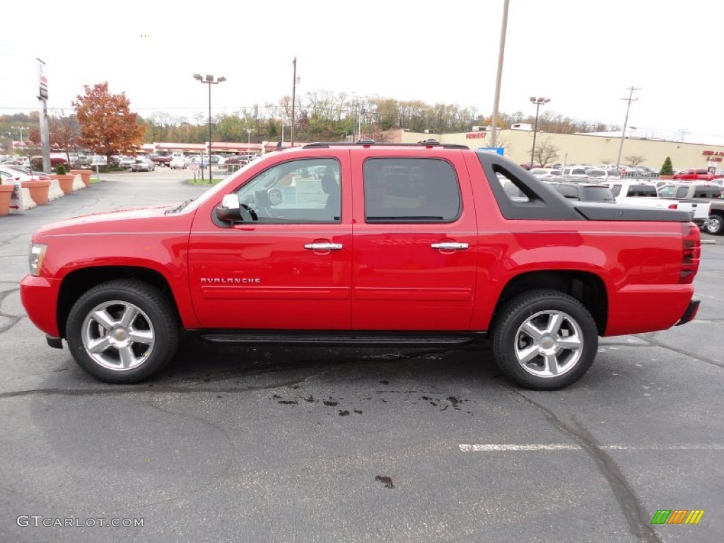 Victory Red 2012 Chevrolet Avalanche LS 4x4 Exterior Photo #55855943