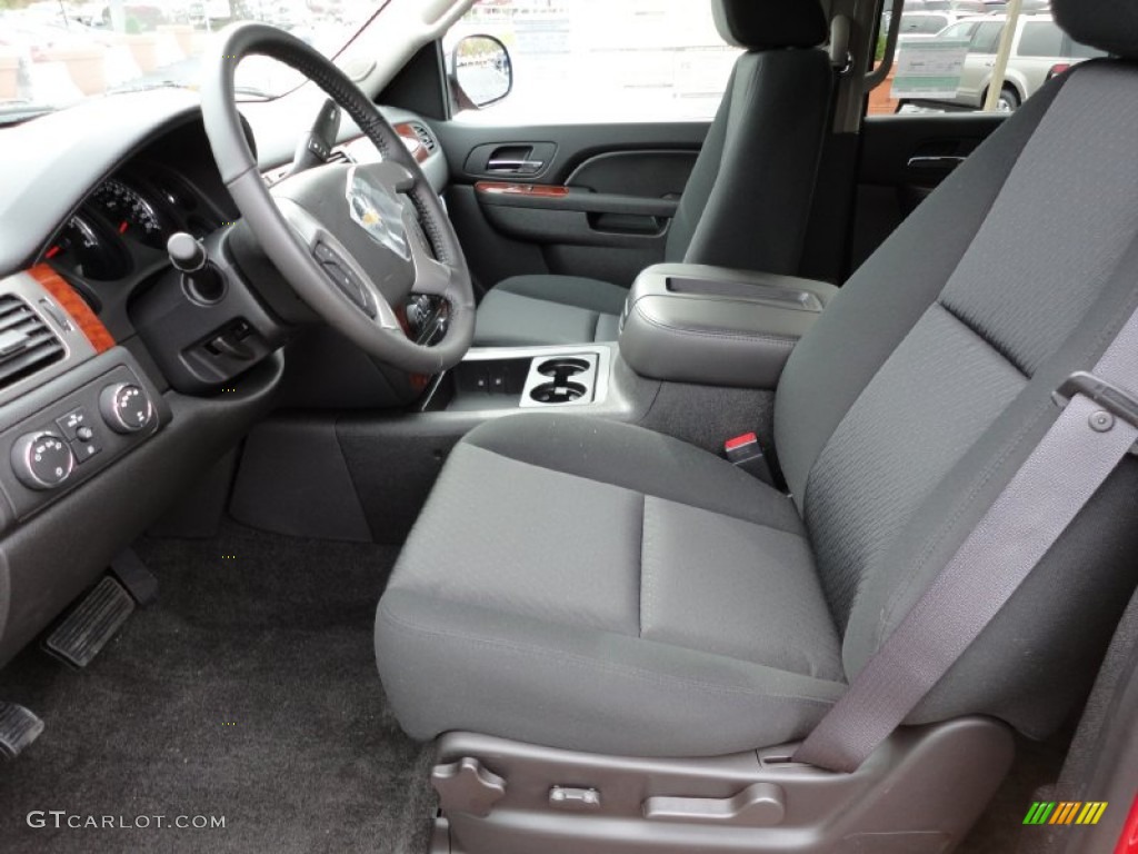 Ebony Interior 2012 Chevrolet Avalanche LS 4x4 Photo #55856002