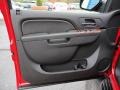 Ebony 2012 Chevrolet Avalanche LS 4x4 Door Panel