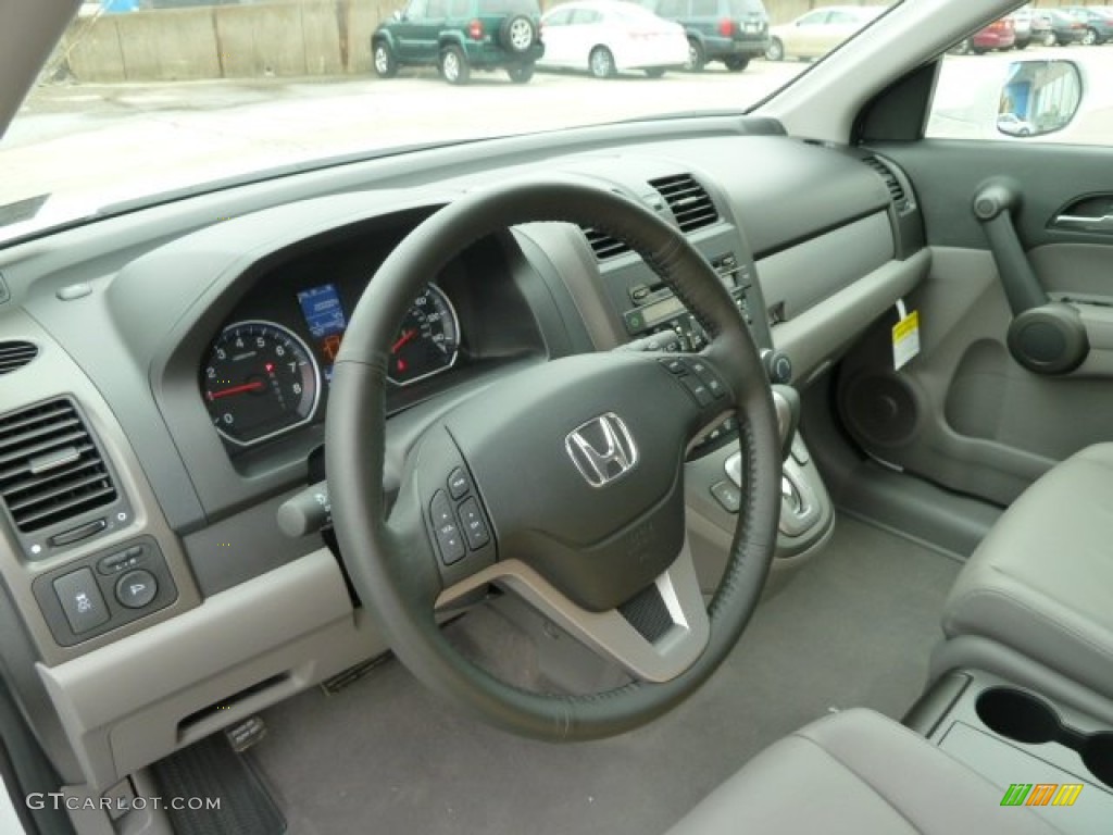 2011 CR-V EX-L 4WD - Taffeta White / Ivory photo #15