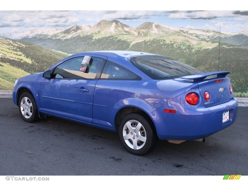 2008 Cobalt LS Coupe - Blue Flash Metallic / Gray photo #2