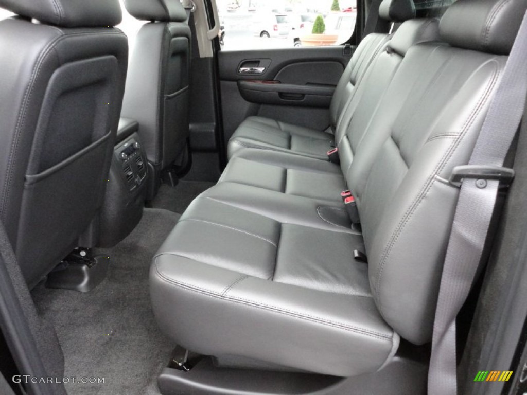 Ebony Interior 2012 Chevrolet Avalanche LT 4x4 Photo #55856389