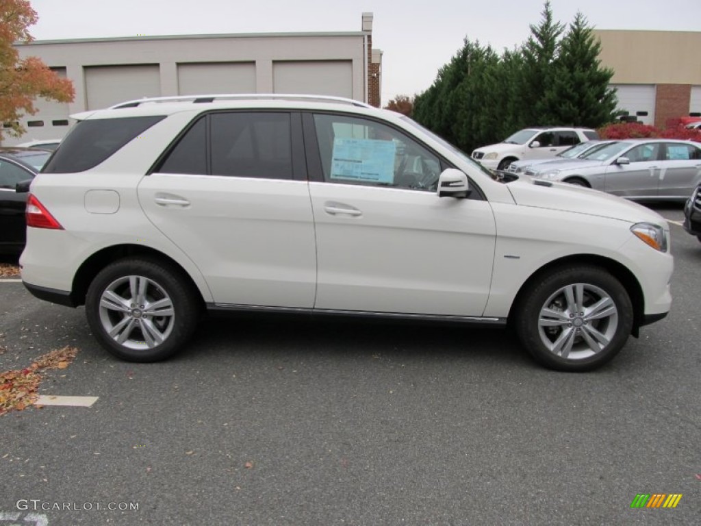 Arctic White 2012 Mercedes-Benz ML 350 BlueTEC 4Matic Exterior Photo #55856933
