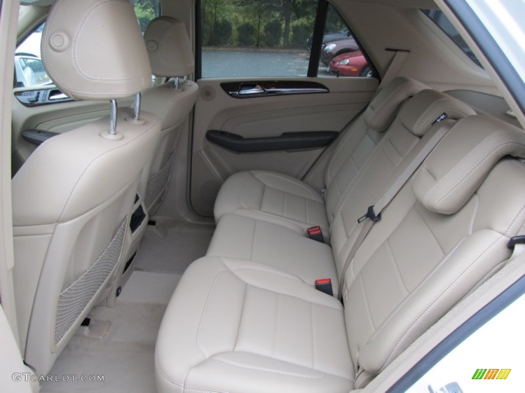 Almond Beige Interior 2012 Mercedes-Benz ML 350 BlueTEC 4Matic Photo #55856965