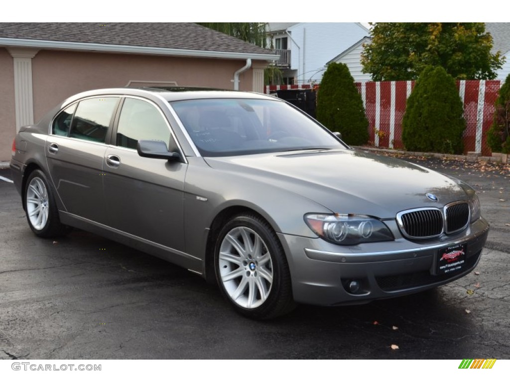 2006 7 Series 750Li Sedan - Titanium Grey Metallic / Basalt Grey/Flannel Grey photo #3