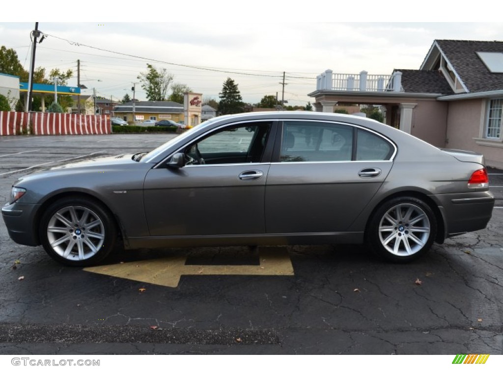 2006 7 Series 750Li Sedan - Titanium Grey Metallic / Basalt Grey/Flannel Grey photo #4