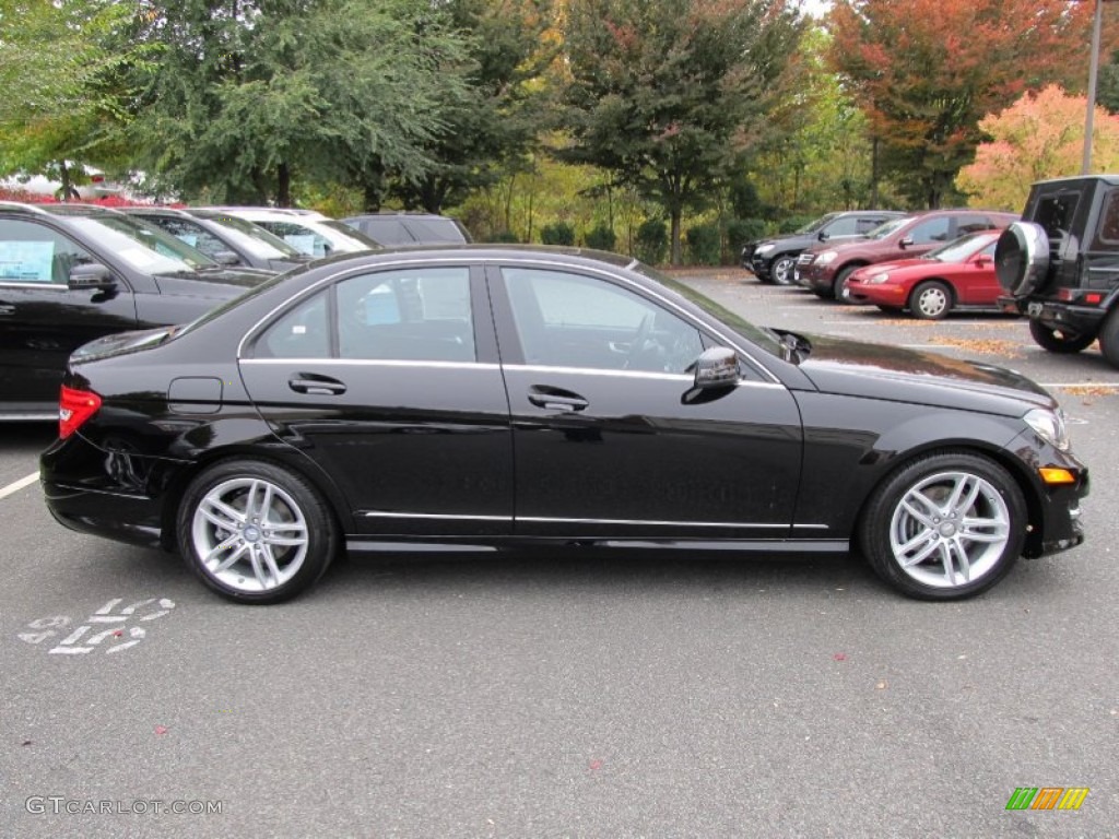 Black 2012 Mercedes-Benz C 300 Sport 4Matic Exterior Photo #55857019