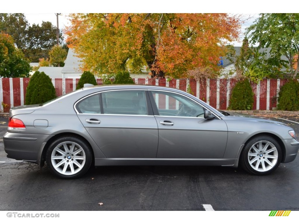 2006 7 Series 750Li Sedan - Titanium Grey Metallic / Basalt Grey/Flannel Grey photo #5