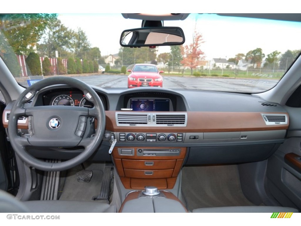 2006 7 Series 750Li Sedan - Titanium Grey Metallic / Basalt Grey/Flannel Grey photo #10