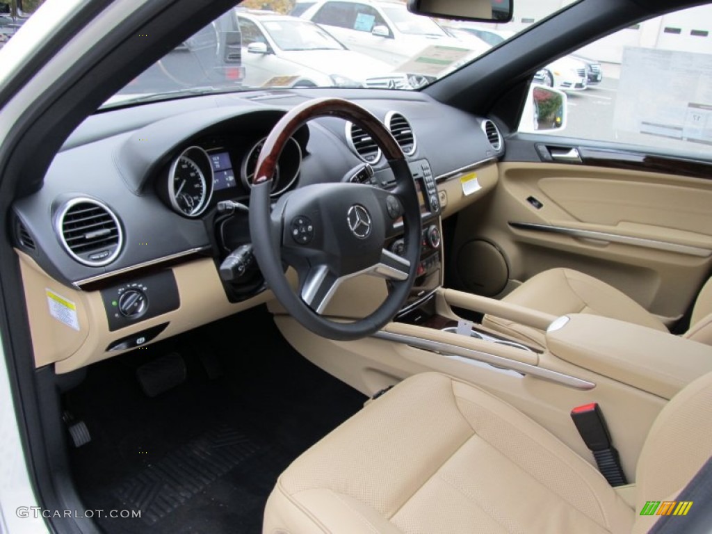 Cashmere Interior 2012 Mercedes-Benz GL 550 4Matic Photo #55857178