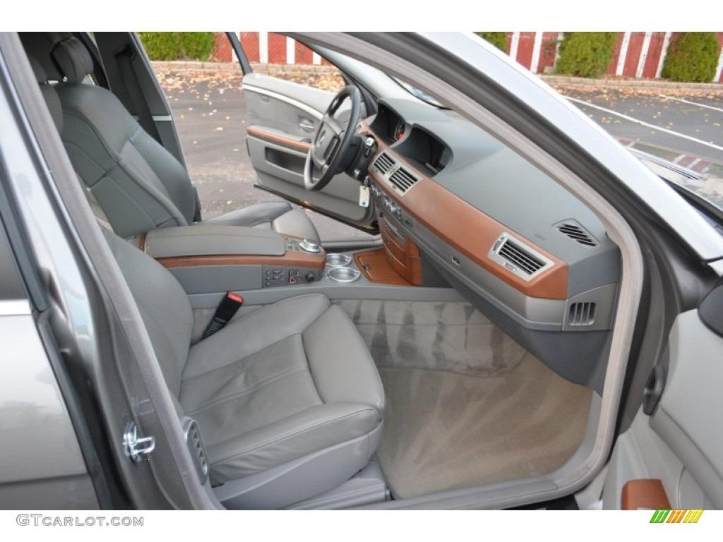 2006 7 Series 750Li Sedan - Titanium Grey Metallic / Basalt Grey/Flannel Grey photo #23