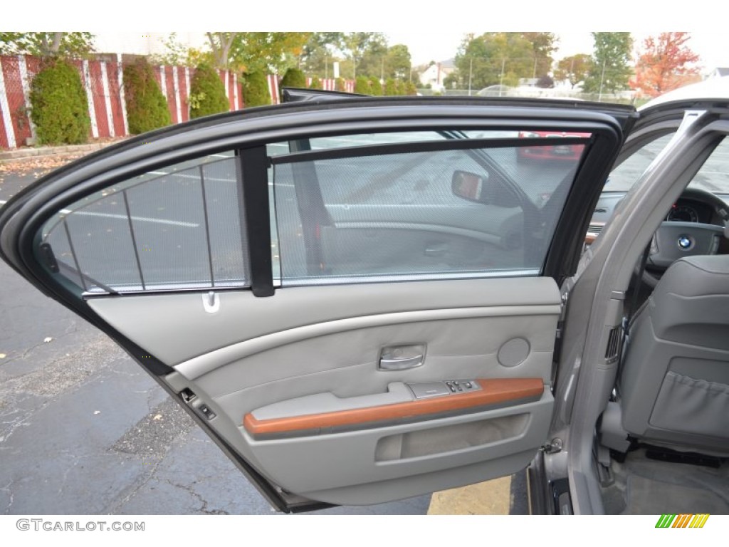 2006 7 Series 750Li Sedan - Titanium Grey Metallic / Basalt Grey/Flannel Grey photo #27