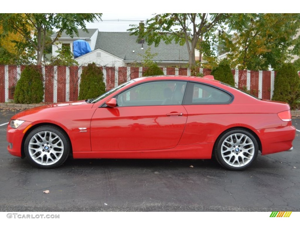 Crimson Red 2009 BMW 3 Series 328xi Coupe Exterior Photo #55857736