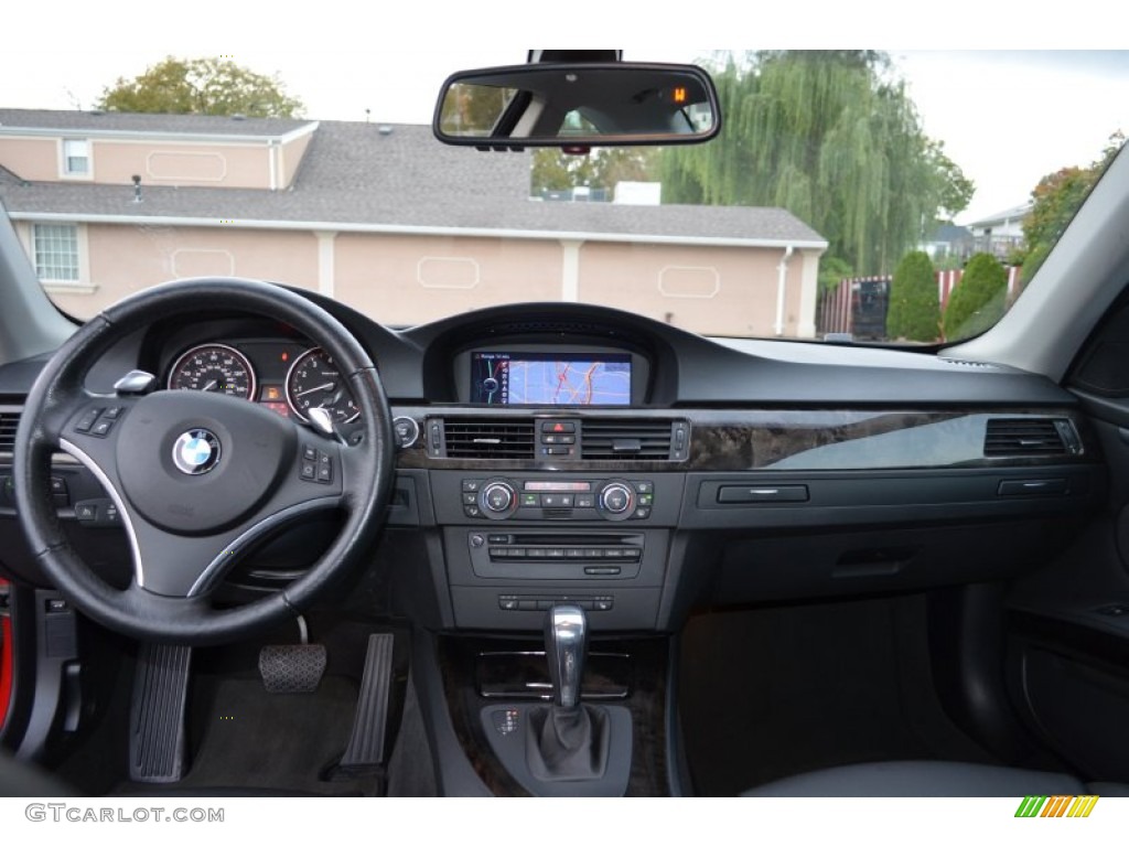 2009 BMW 3 Series 328xi Coupe Black Dashboard Photo #55857780