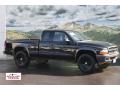 2002 Black Dodge Dakota SXT Club Cab 4x4  photo #1