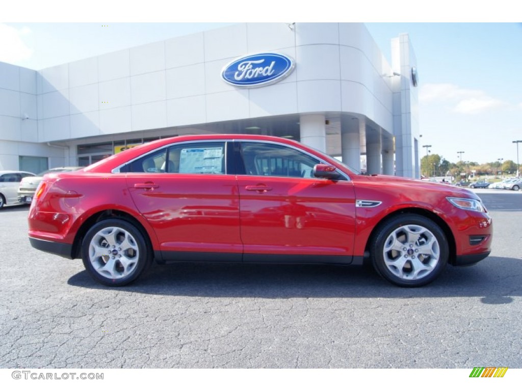 Red Candy Metallic 2012 Ford Taurus SEL Exterior Photo #55858234