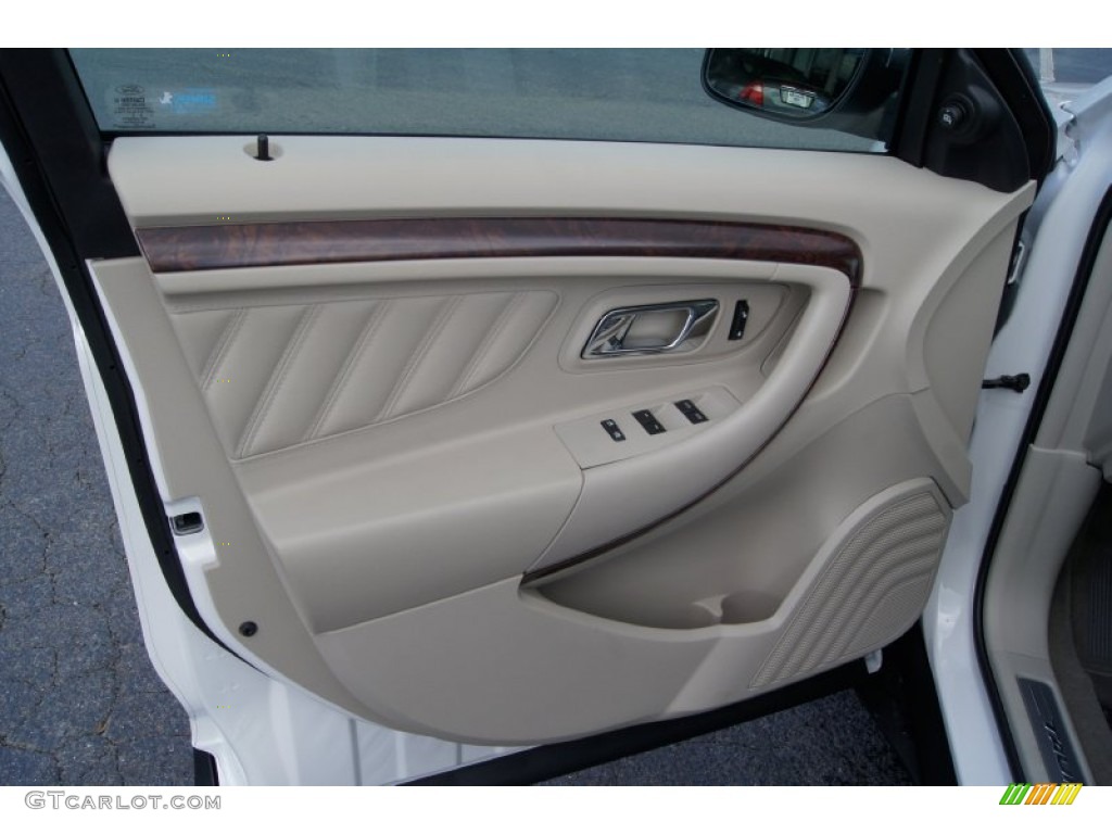 2012 Ford Taurus Limited Light Stone Door Panel Photo #55858741