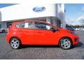 Race Red 2012 Ford Fiesta SES Hatchback Exterior