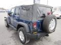 2009 Deep Water Blue Pearl Jeep Wrangler Unlimited X 4x4  photo #9