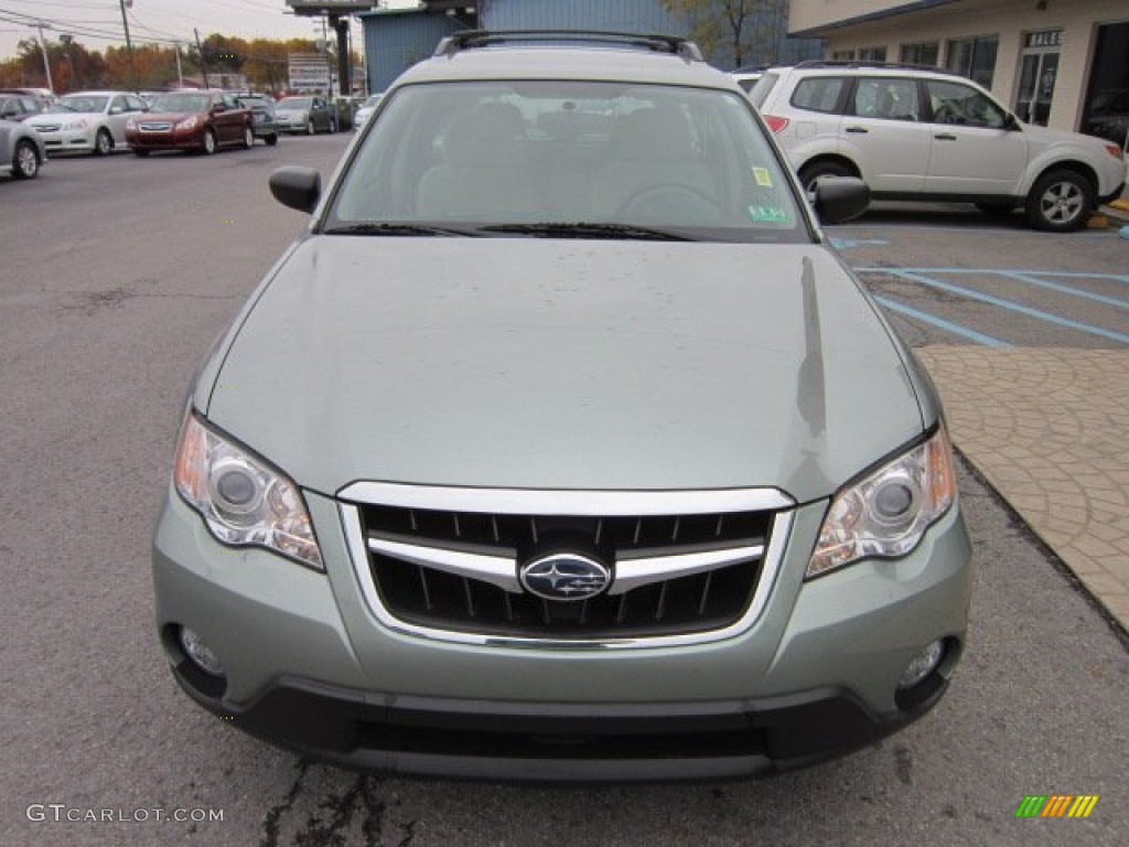 2009 Outback 2.5i Special Edition Wagon - Seacrest Green Metallic / Warm Ivory photo #2