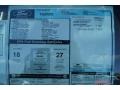 2012 Ford Taurus SEL Window Sticker