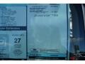 2012 Ford Taurus SEL Window Sticker