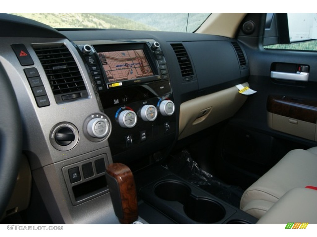 2012 Tundra Limited CrewMax 4x4 - Nautical Blue Metallic / Sand Beige photo #6