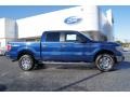2011 Blue Flame Metallic Ford F150 XLT SuperCrew 4x4  photo #2
