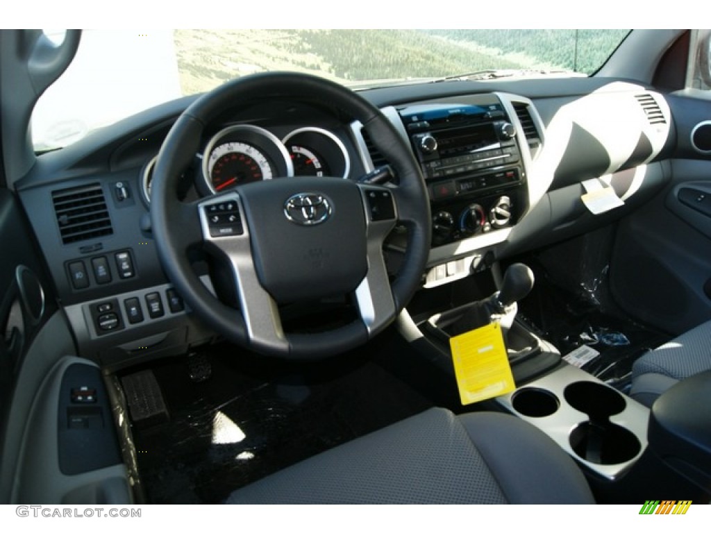 2012 Tacoma V6 TRD Access Cab 4x4 - Spruce Green Mica / Graphite photo #10
