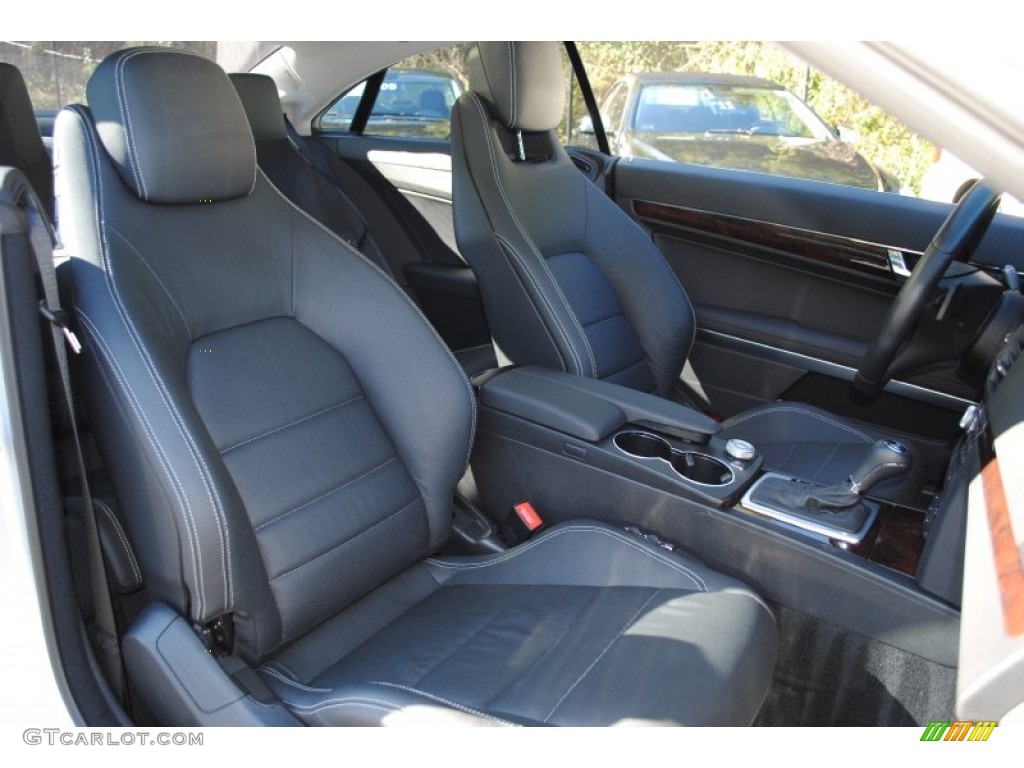 Black Interior 2010 Mercedes-Benz E 550 Coupe Photo #55861282