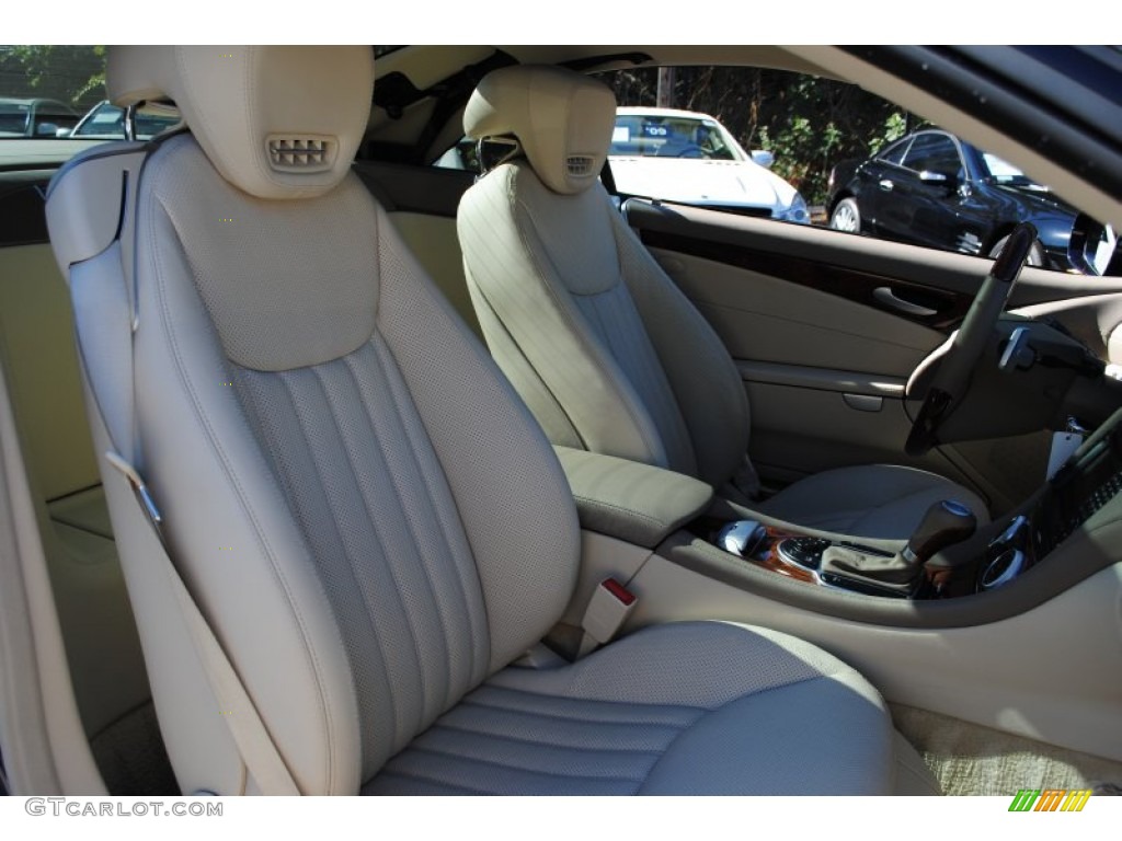 Stone Interior 2009 Mercedes-Benz SL 550 Roadster Photo #55862614