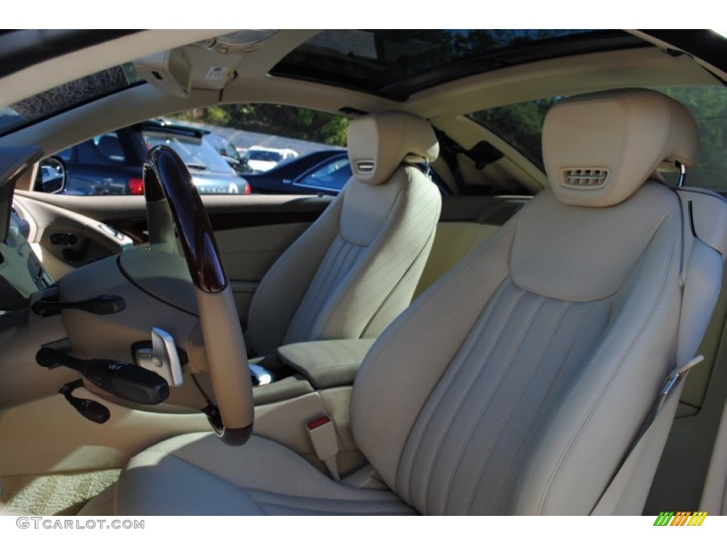 Stone Interior 2009 Mercedes-Benz SL 550 Roadster Photo #55862639