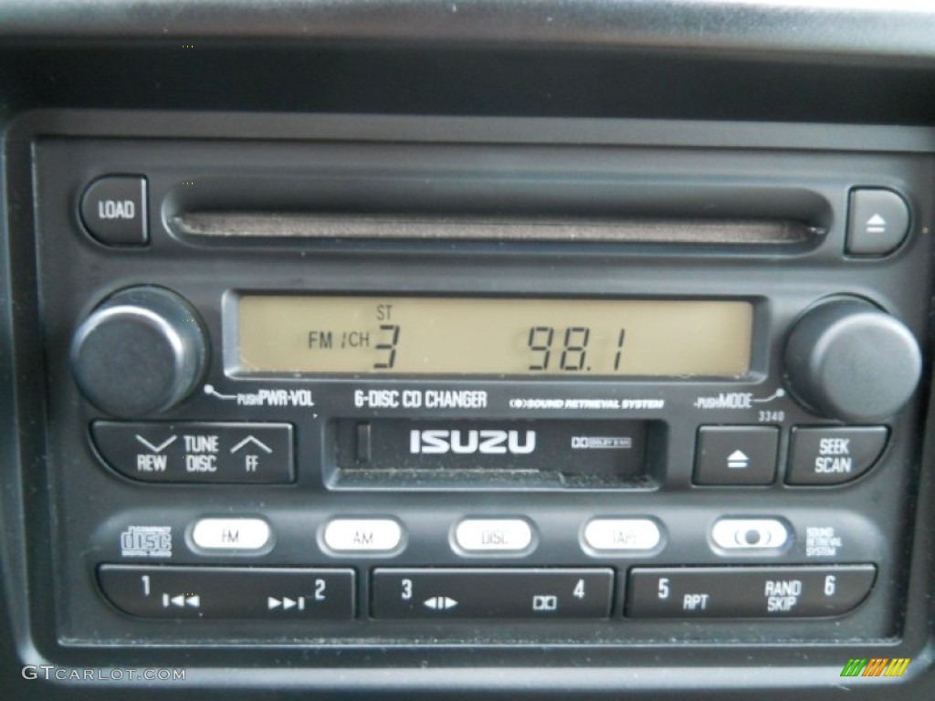 2002 Isuzu Rodeo LS 4WD Audio System Photo #55862805
