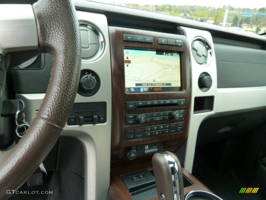 2010 F150 Platinum SuperCrew 4x4 - Red Candy Metallic / Sienna Brown Leather/Black photo #13